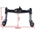 Podignuta šasija prskalice grane